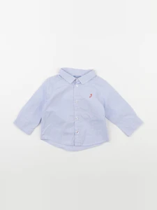 Jacadi - chemise bleu - 6 mois