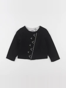 IKKS - sweat noir - 2 ans