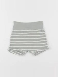 H&M - short vert, beige - 3/6 mois