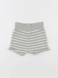 H&M - short vert, beige - 3/6 mois