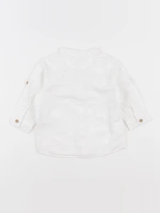 H&M - chemise blanc - 3/6 mois
