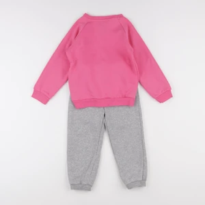 Adidas - ensemble gris, rose - 2/5 ans