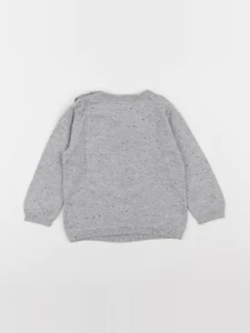 H&M - pull gris - 9/12 mois
