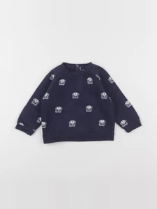 Boutchou - sweat bleu - 12 mois