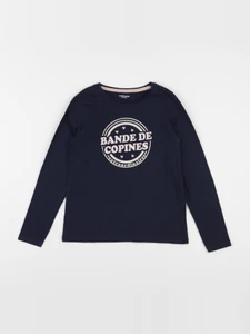 Vertbaudet - tee-shirt bleu - 8 ans