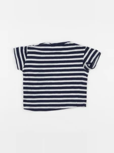 H&M - tee-shirt bleu - 6 mois