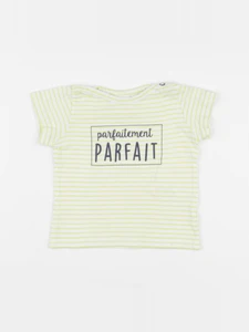 Tape à l'oeil - tee-shirt jaune - 6 mois