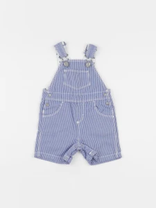 Petit Bateau - salopette bleu - 3 mois