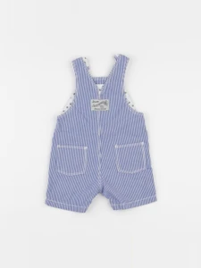 Petit Bateau - salopette bleu - 3 mois