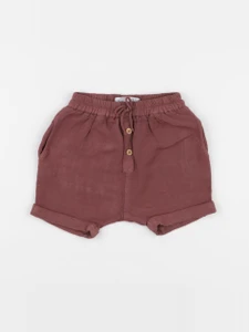 Zara - short marron - 9/12 mois
