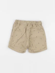 H&M - short beige - 6/9 mois