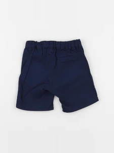 H&M - short bleu - 6/9 mois