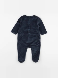 Vertbaudet - pyjama velours gris - 3 mois