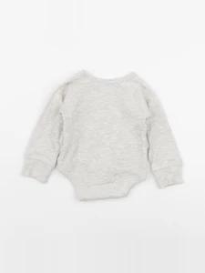 Vertbaudet - body gris - 6 mois