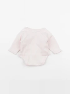 Vertbaudet - body rose - 0 mois