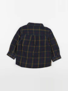 Tape à l'oeil - chemise bleu, vert - 18 mois