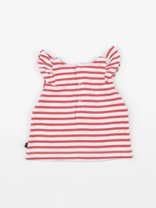 Jacadi - tee-shirt blanc, rouge - 6 mois
