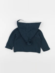 Vertbaudet - veste bleu - 12 mois