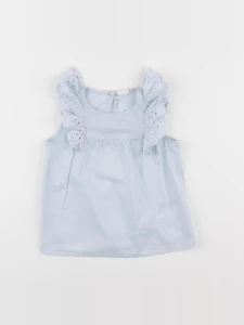 H&M - robe bleu - 6/9 mois