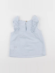 H&M - robe bleu - 6/9 mois