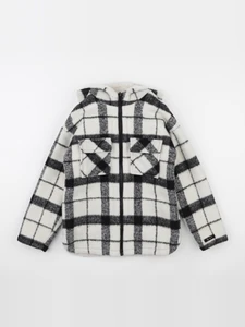 IKKS - manteau réversible blanc - 10 ans