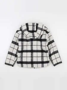 IKKS - manteau réversible blanc - 10 ans