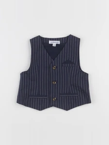 Vertbaudet - gilet bleu - 12 mois