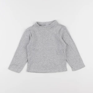 Vertbaudet - sous-pull gris - 2 ans