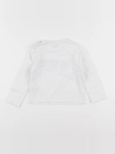 Vertbaudet - tee-shirt blanc - 18 mois