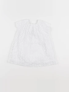 Jacadi - robe blanc - 12 mois