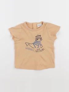 Tape à l'oeil - tee-shirt orange - 9 mois