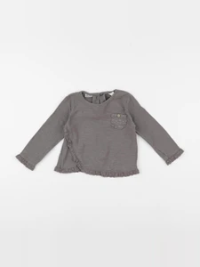 Zara - tee-shirt gris - 12/18 mois