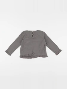 Zara - tee-shirt gris - 12/18 mois