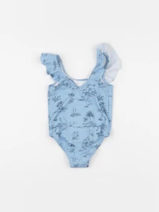 Zara - maillot de bain bleu - 6/12 mois