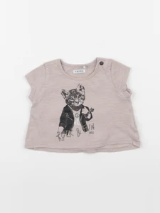 IKKS - tee-shirt rose - 6 mois