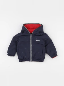 IKKS - veste réversible bleu - 12 mois