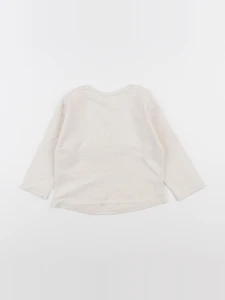 Zara - tee-shirt beige - 9/12 mois