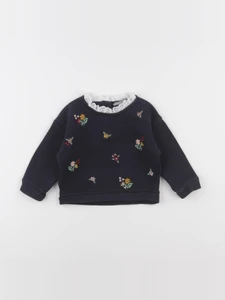 Boutchou - sweat bleu - 12 mois