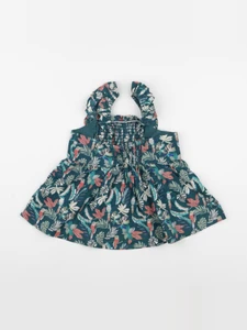 Vertbaudet - blouse vert - 7 ans