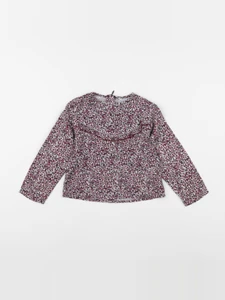 IKKS - blouse rouge - 2 ans