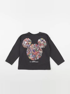 Zara - tee-shirt gris - 2/3 ans