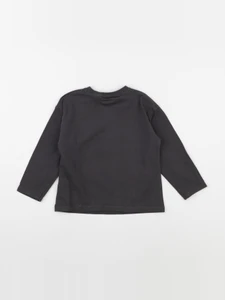 Zara - tee-shirt gris - 2/3 ans