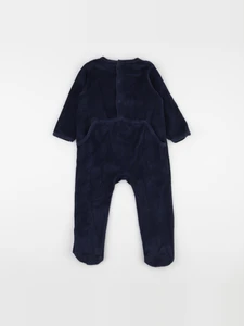 Vertbaudet - pyjama velours bleu - 2 ans
