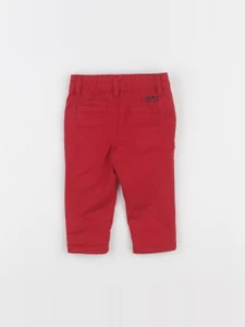 Tape à l'oeil - pantalon rouge - 3 mois