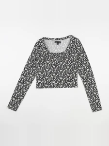 IKKS - tee-shirt court noir - 12 ans