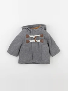 Vertbaudet - manteau gris - 3 mois