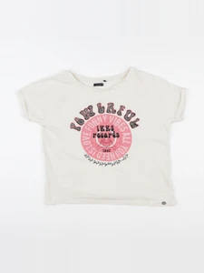 IKKS - tee-shirt beige - 12 ans