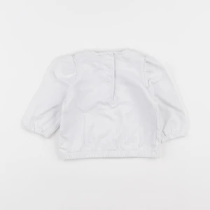 Vertbaudet - sweat blanc - 9 mois