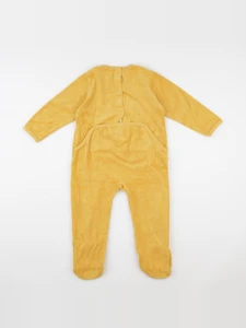 Vertbaudet - pyjama velours jaune - 3 ans