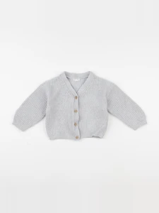 Vertbaudet - gilet gris - 18 mois